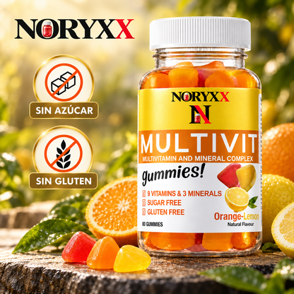 NORYXX Multivit Gummies | 9 Vitaminas y 3 Minerales